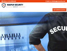 Tablet Screenshot of nagpursecurity.com